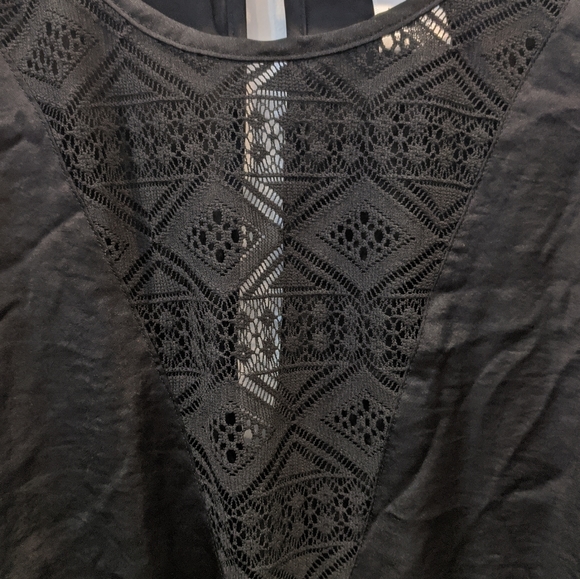 Band of Gypsies Black Bell Sleeve Romper Small - Picture 5 of 6